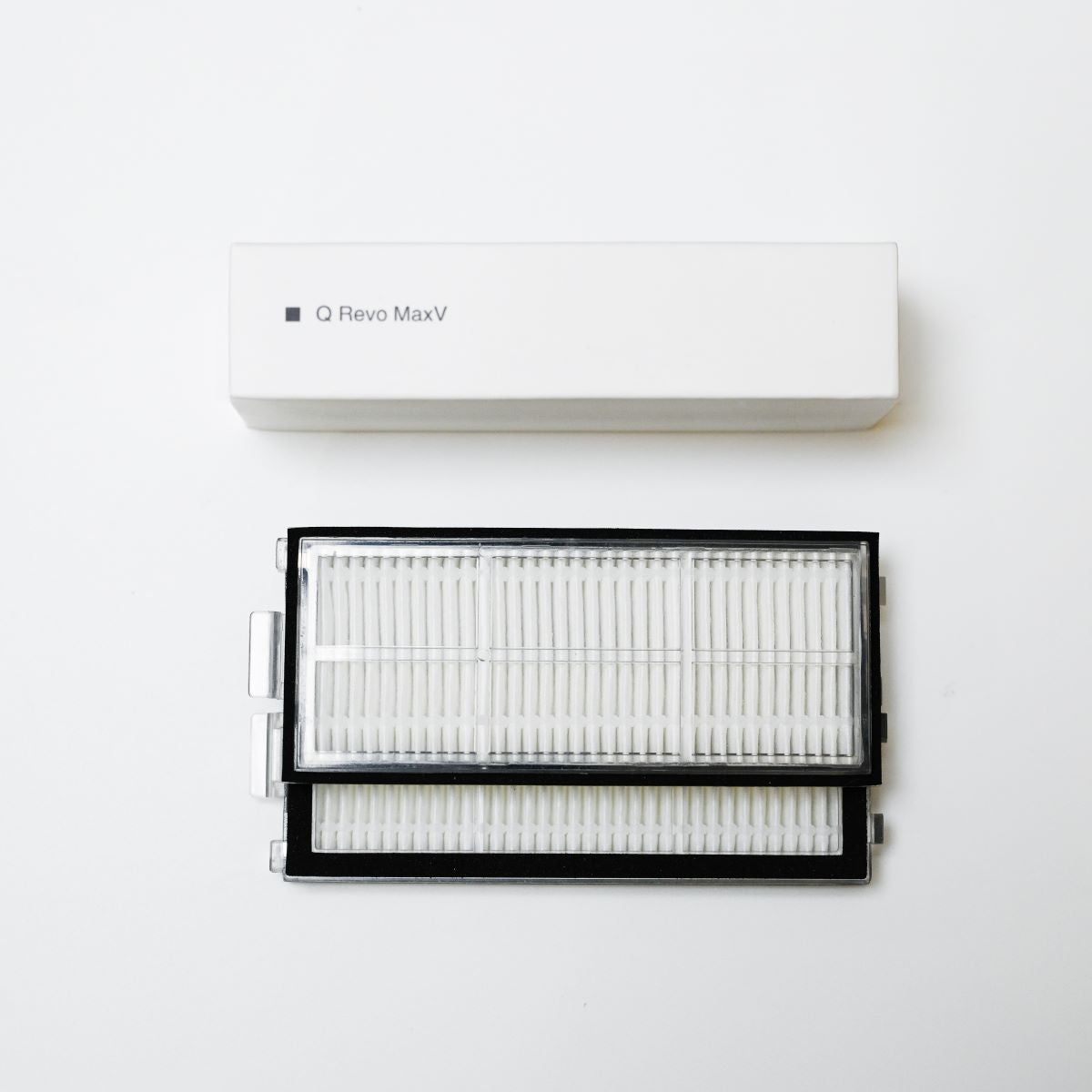 Washable Dust Bin Filter White (2pcs/Box) for Roborock Qrevo MaxV