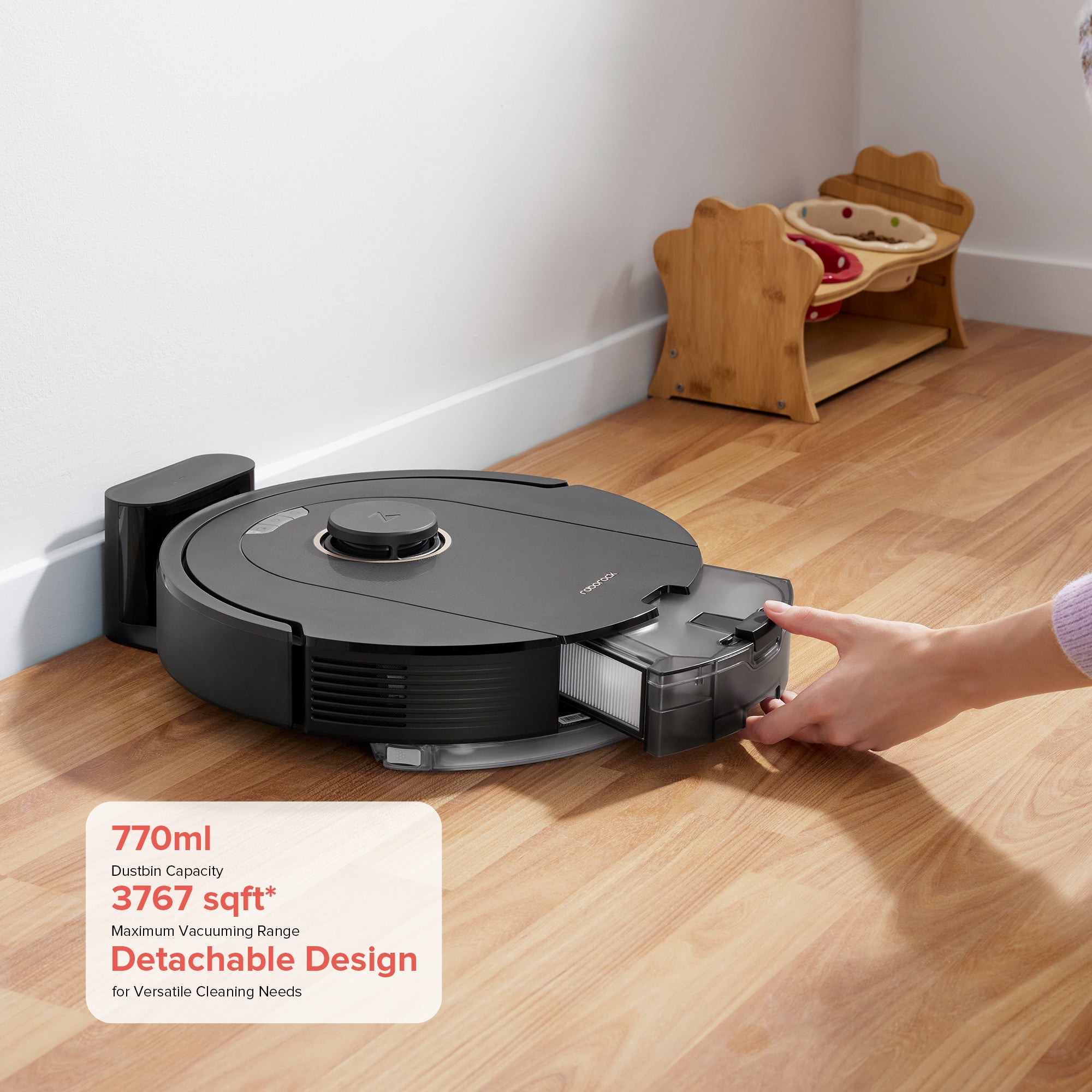 Roborock Q5 Pro+ Robotic Vacuum and Mop with Auto-Empty Dock