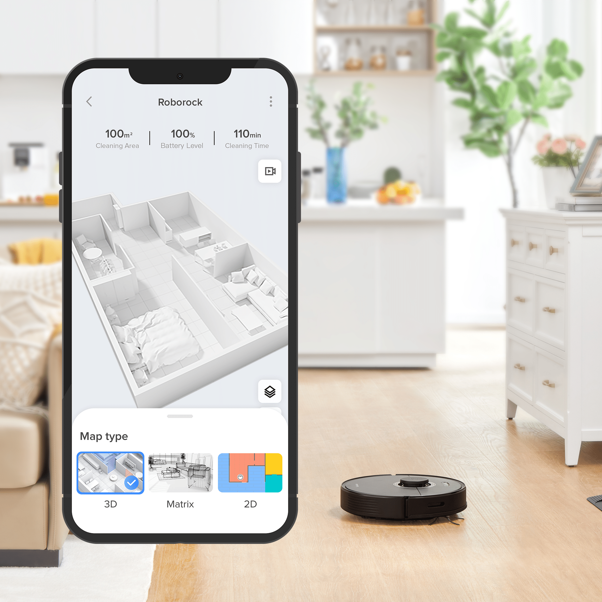 Roborock features-3D MAPPING SUPPORT