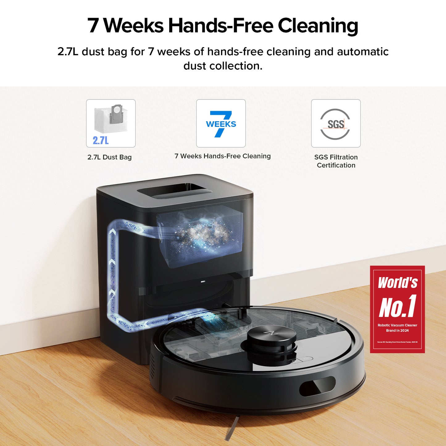Roborock Q7T Plus Robotic Vacuum Cleaner