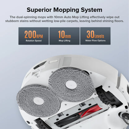 Roborock Qrevo EdgeC Robot Vacuum with Multifunctional Dock 3.0