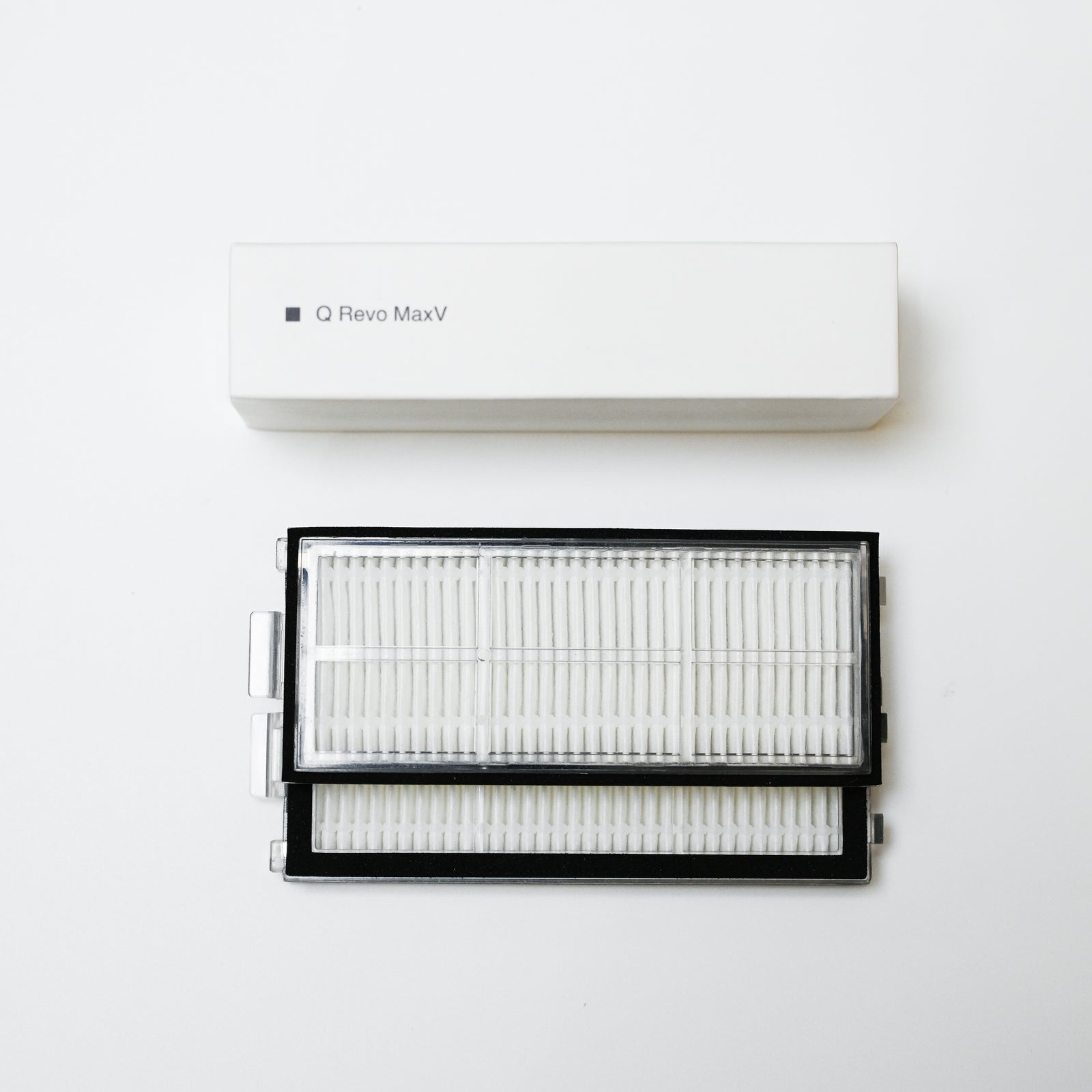 Washable Dust Bin Filter White (2pcs/Box) for Roborock Qrevo MaxV, Q RevoS,Qrevo Edge, Qrevo Curv