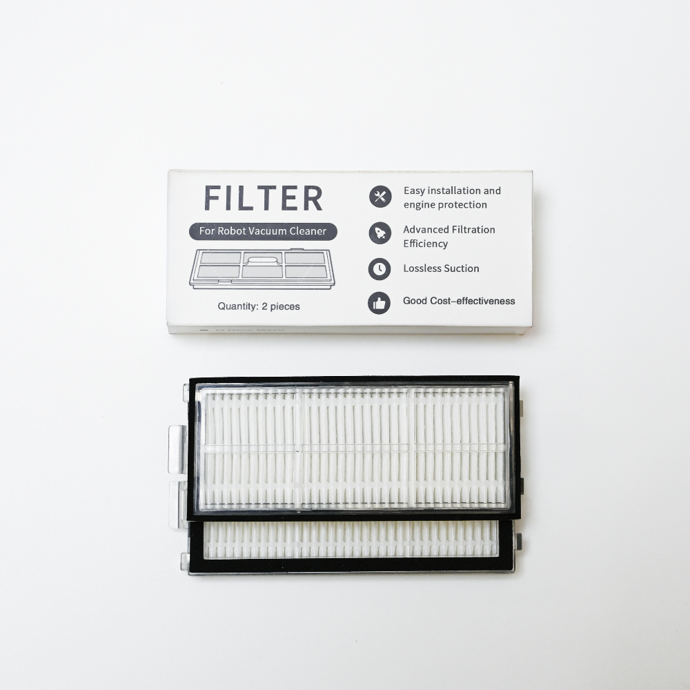 Washable Dust Bin Filter White (2pcs/Box) for Roborock Qrevo MaxV, Q RevoS,Qrevo Edge, Qrevo Curv