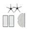 Roborock Robotic Vacuum Cleaner Parts-Accessories Kit-Blk